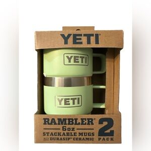 YETI Rambler 6oz 2-Pack “Key Lime” NIB